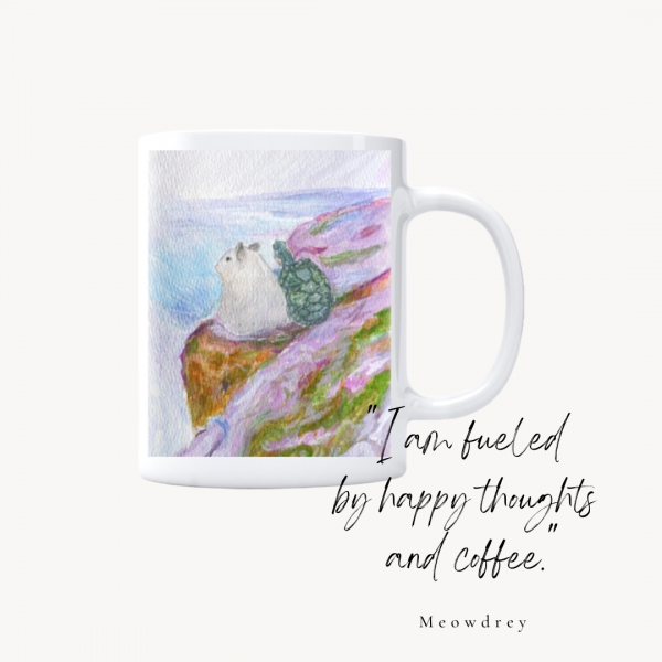 【預訂】莫內倉鼠咖啡杯 ｜Hamster with Claude Monet  art mug (Preorder)