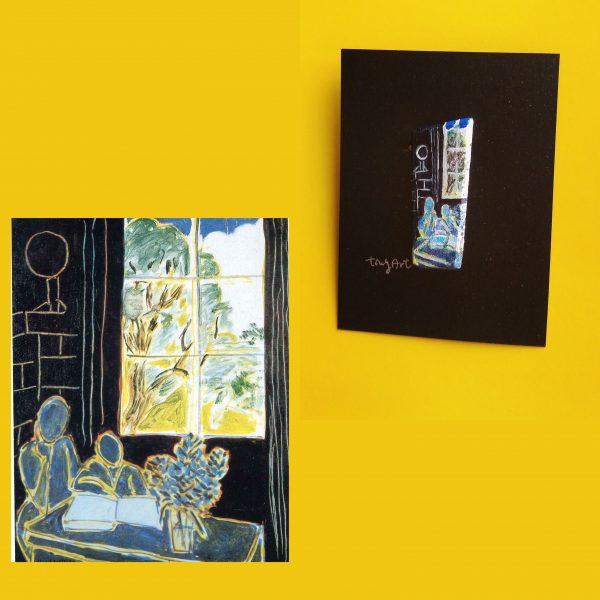 Henri Matisse art brooch | 馬蒂斯名畫 手作繪製別針：圖片 2
