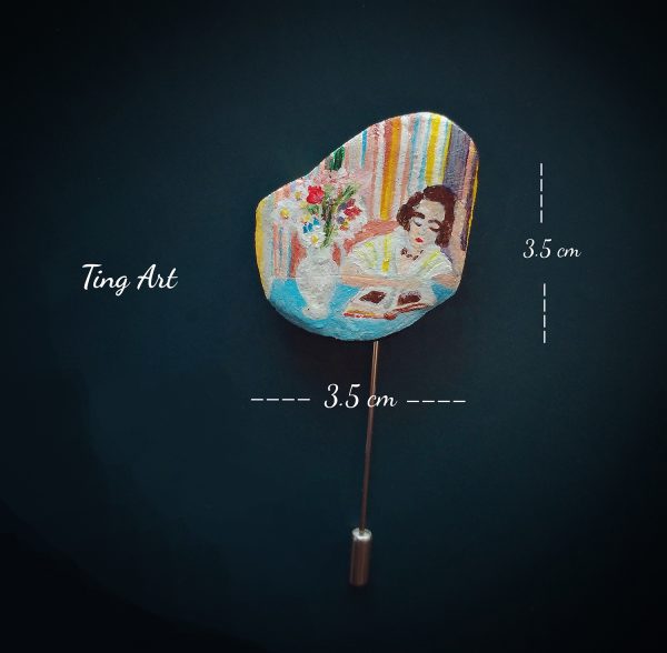 Henri Matisse | tiny paintings | handmade brooches ｜ 馬蒂斯名畫手作繪製別針：圖片 3