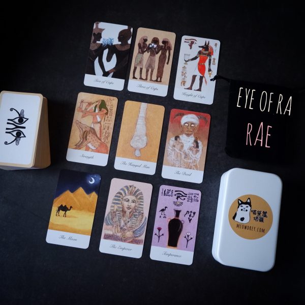 Egypt Tarot Cards EYE of RA - Egyptians Know How to Party! (pocket deck) 古埃及塔羅牌｜拉神之眼：圖片 3