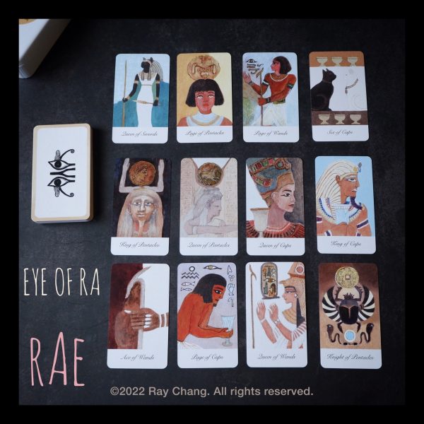 Egypt Tarot Cards EYE of RA - Egyptians Know How to Party! (pocket deck) 古埃及塔羅牌｜拉神之眼