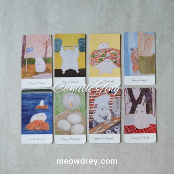 Hamster Tarot Card Deck : Bobby & Mei Mei Tarot 小ㄅ美美倉鼠塔羅牌：圖片 4