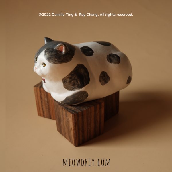 紳士貓 Gentleman Bicolor Cat Sculpture - Camille Ting  （喵黛麗）：圖片 5