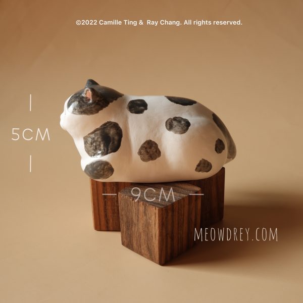 紳士貓 Gentleman Bicolor Cat Sculpture - Camille Ting  （喵黛麗）：圖片 6