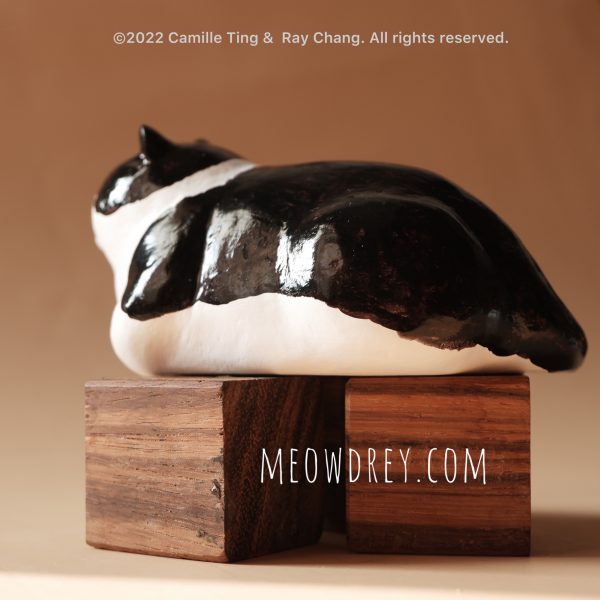 喵黛麗肥貓 Meowdrey Hepburn Cat Sculpture - Camille Ting：圖片 5