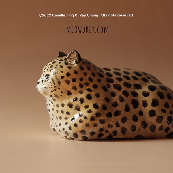大豹 獵豹貓 雕塑桌面擺件  Cheetah Cat Sculpture - Camille Ting：圖片 10