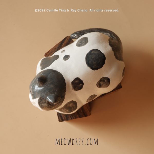 紳士貓 Gentleman Bicolor Cat Sculpture - Camille Ting  （喵黛麗）：圖片 7