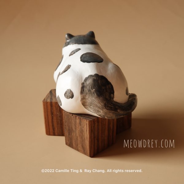 紳士貓 Gentleman Bicolor Cat Sculpture - Camille Ting  （喵黛麗）：圖片 8