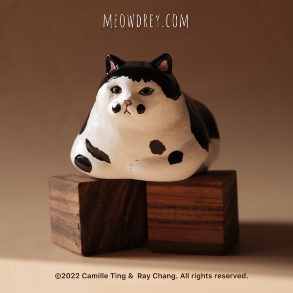 喵黛麗肥貓 Meowdrey Hepburn Cat Sculpture - Camille Ting：圖片 3