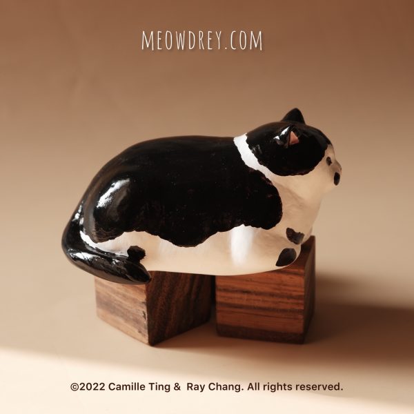 喵黛麗肥貓 Meowdrey Hepburn Cat Sculpture - Camille Ting：圖片 9
