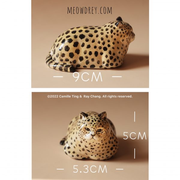大豹 獵豹貓 雕塑桌面擺件  Cheetah Cat Sculpture - Camille Ting：圖片 2