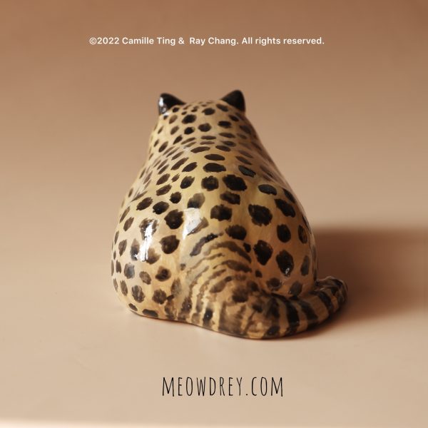 大豹 獵豹貓 雕塑桌面擺件  Cheetah Cat Sculpture - Camille Ting：圖片 6