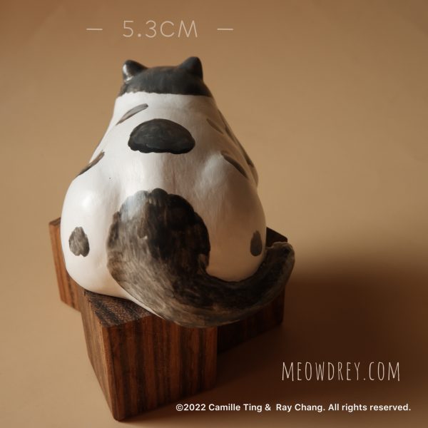 紳士貓 Gentleman Bicolor Cat Sculpture - Camille Ting  （喵黛麗）：圖片 9