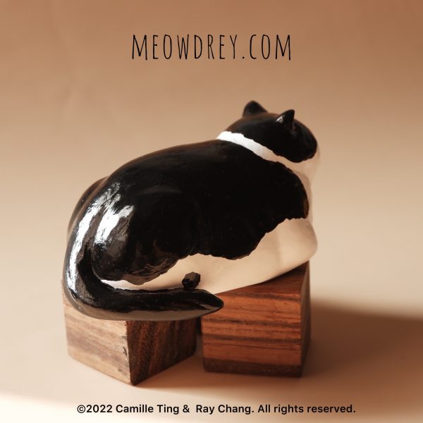 喵黛麗肥貓 Meowdrey Hepburn Cat Sculpture - Camille Ting：圖片 8