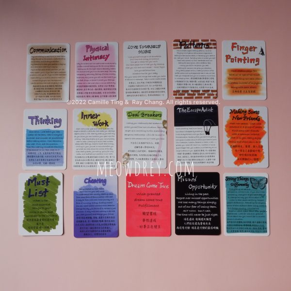 Love Issue Oracle - Best Love Oracle Cards for Love Readings 戀愛心理神諭卡：圖片 5