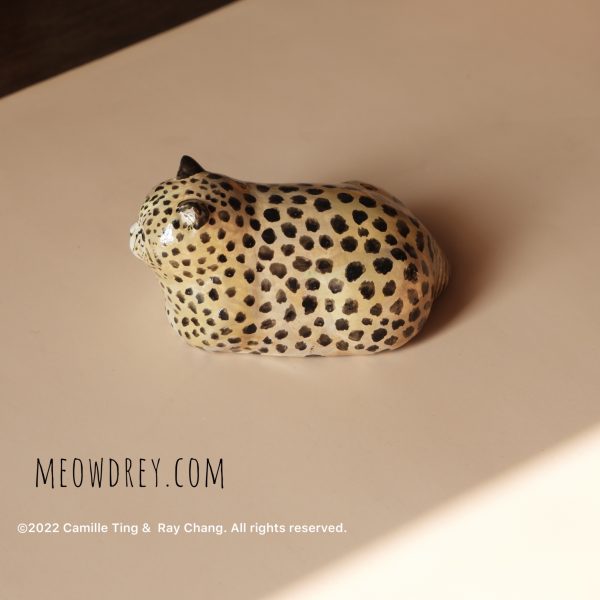 大豹 獵豹貓 雕塑桌面擺件  Cheetah Cat Sculpture - Camille Ting：圖片 5