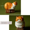 「橘子皮」貓咪｜手作雕塑｜orange cat sculpture  - Camille Ting：圖片 2