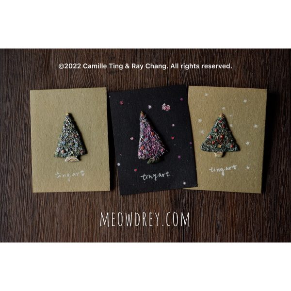 【1組3枚】聖誕樹手作別針｜【Bundle】3 * Christmas tree handmade brooch - rAe  (free shipping)：圖片 2