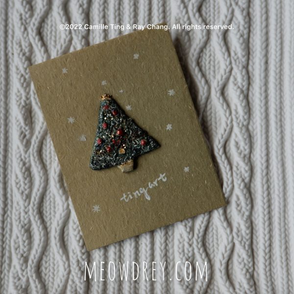 聖誕樹｜手作別針?Christmas Tree handmade brooch - rAe：圖片 4