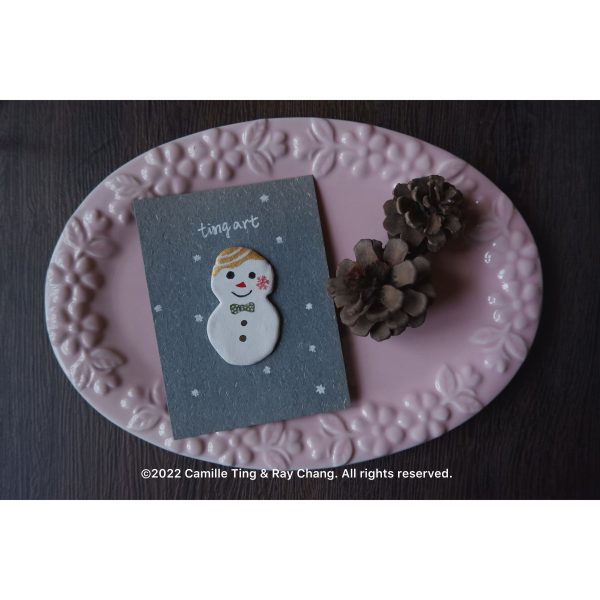 雪人別針組合（4枚）｜Snowmen brooches 【bundle】 4 brooches - rAe：圖片 3