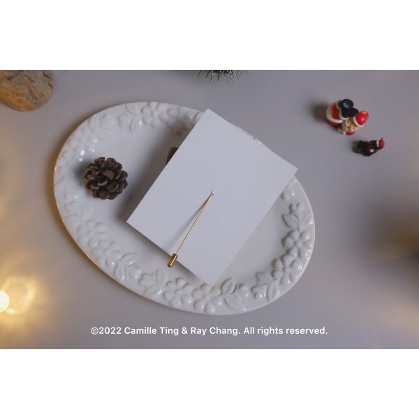 奶油氛圍聖誕小屋 Creamy Christmas House Handmade Brooch - rAe：圖片 3