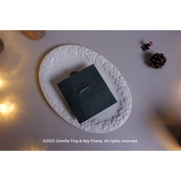 冬季小屋 ❄️手作別針｜ Cabin handmade brooch - rAe：圖片 3