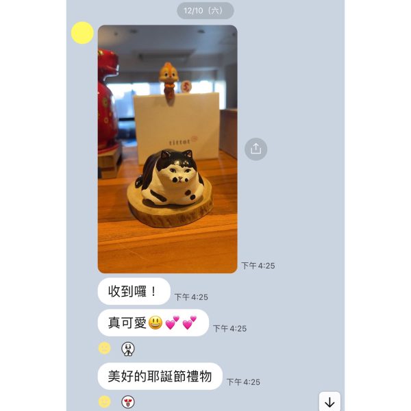 【客製】你的貓咪雕塑（折手手）桌面擺設｜Custom Your Cat loaf Sculpture：圖片 6