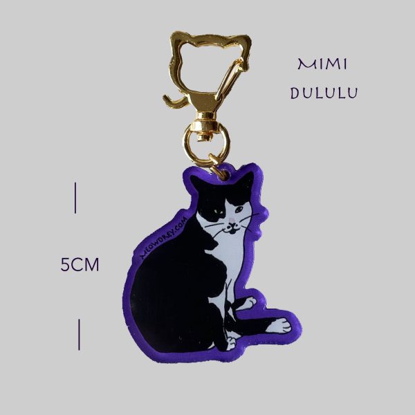 咪咪鑰匙鏈（紫色） MIMIDULULU Key Chain （紫色）