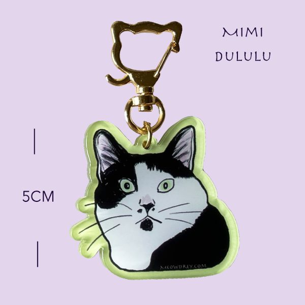 咪咪鑰匙鏈 MIMIDULULU Key Chain （黃色）