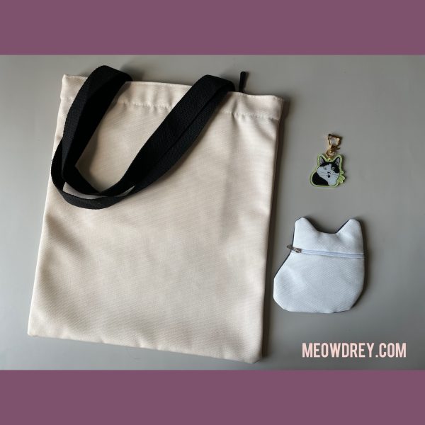【預訂】咪咪托特手提袋+零錢包+鑰匙鏈【3件套】 MIMIDULULU ｜ Tote Bag + Coin Purse + Key chain（pre-order）：圖片 3