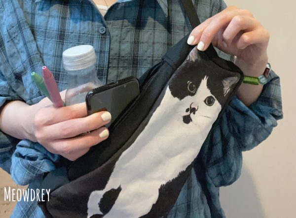 賓士貓咪咪 斜挎包 單肩包 Tuxedo Cat Bag【免運折扣碼777】：圖片 7